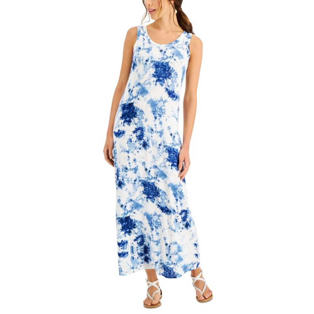 Style & Co Petite Tie Dye Maxi Dress